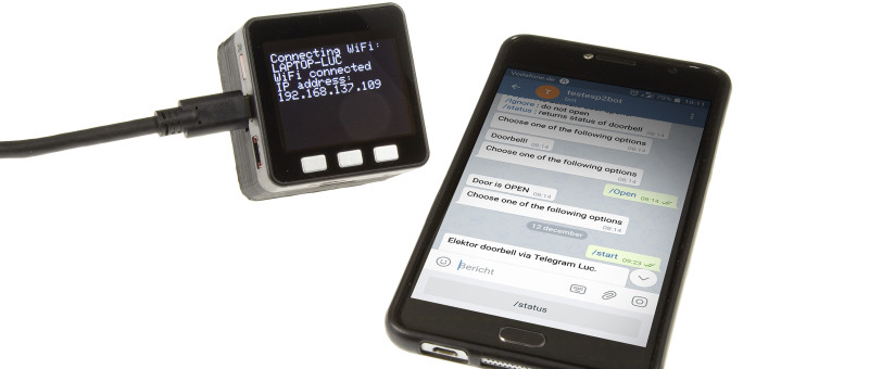 ESP32-deurbel via Telegram