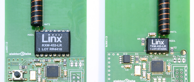 Draadloze temperatuursensor voor Nixie Bargraph Thermometer