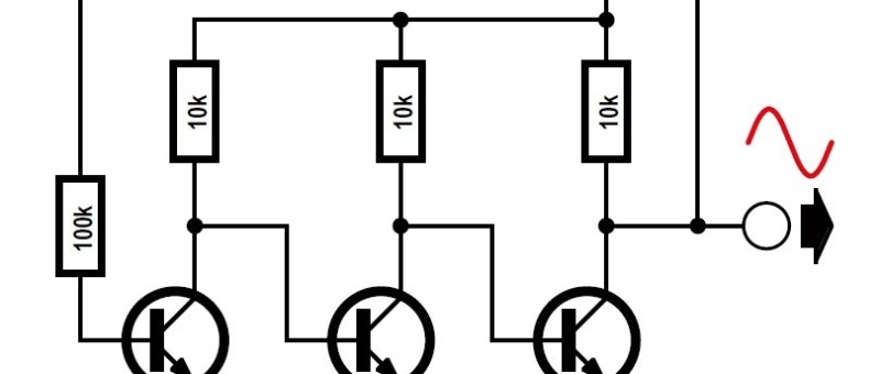 Zes varianten van de LF/AF-oscillator