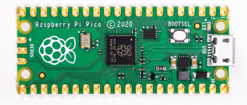 Kennismaking met het Raspberry Pi Pico-board en de RP2040