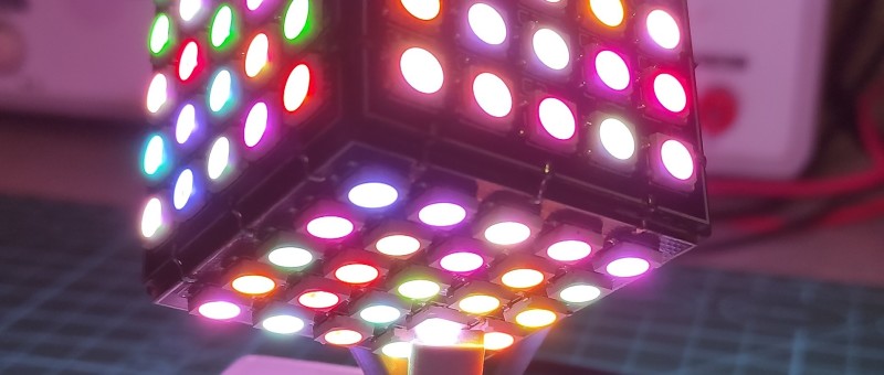 Magische RGB LED-kubus