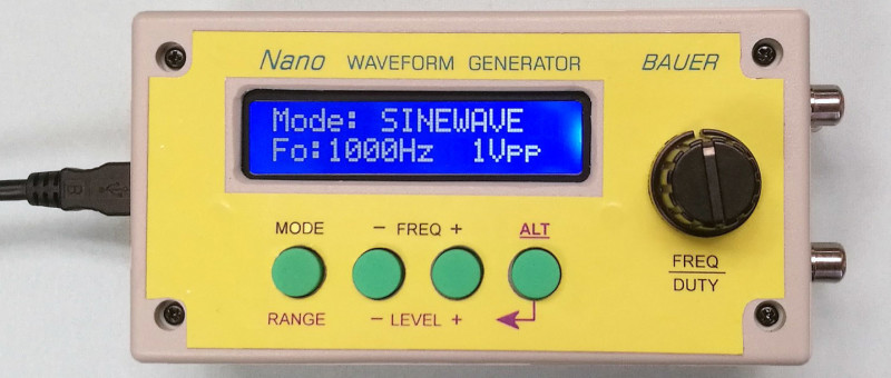 Arduino Nano-golfvormgenerator