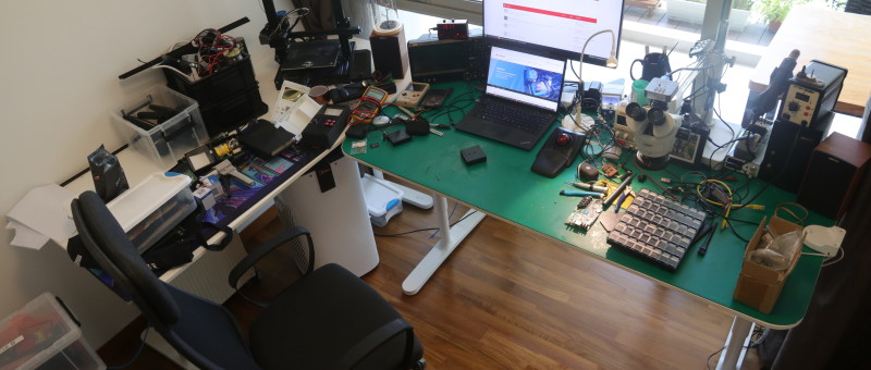 voor je elektronica-werkplek