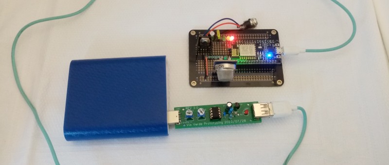 Low-power apparaten voeden met een powerbank