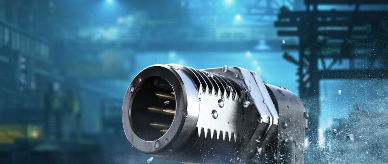 Ronde M12-connector met A-codering