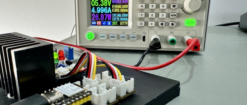 Digitale MOSFET belasting voor hoge stromen