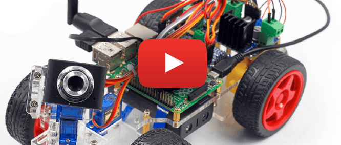 Smart Video Car Kit voor Raspberry Pi