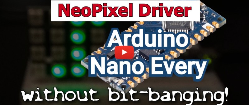 Arduino Nano Every - NeoPixel driver zonder bit banging