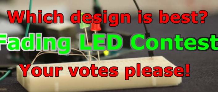 Wie heeft de beste fading LED-schakeling ontworpen? U kunt nu stemmen...