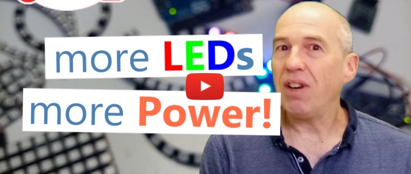SPI naar WS2812B Converter: Meer LEDs, meer Power!