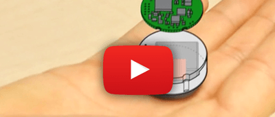 Kleine tastbare objecten met ingebouwde aanraak- en bewegingsdetectie