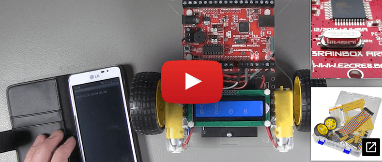 Brainbox AVR Kit: Arduino-robot draadloos sturen