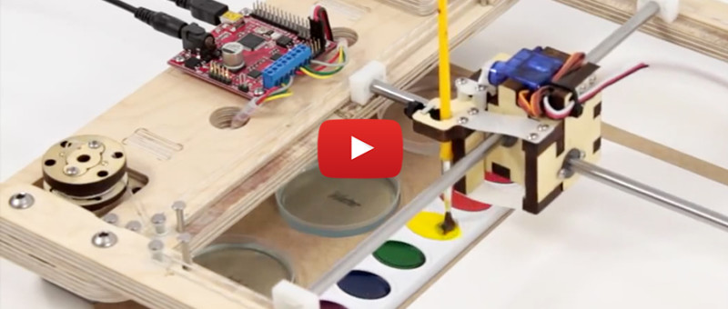 WaterColorBot kan ook werken als STEAM-lab