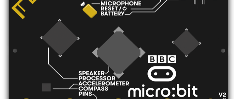 Nieuwe BBC Micro:bit met ingebouwde speaker, microfoon en touch sensor