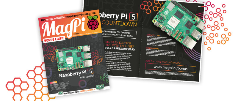 Gratis Mini MagPi Bonus Editie over Raspberry Pi 5