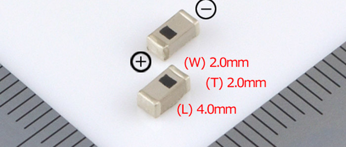 Ultra-miniatuuraccu in SMD-uitvoering