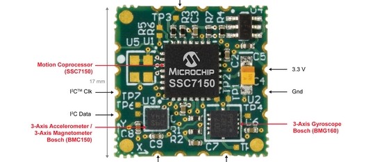 Nieuwe bewegingsmodule van Microchip