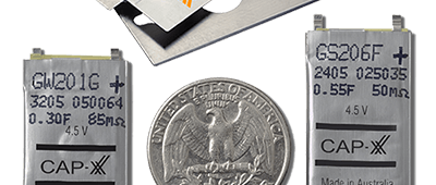 UNITRONIC präsentiert Thinline Superkondensatoren von CAP-XX