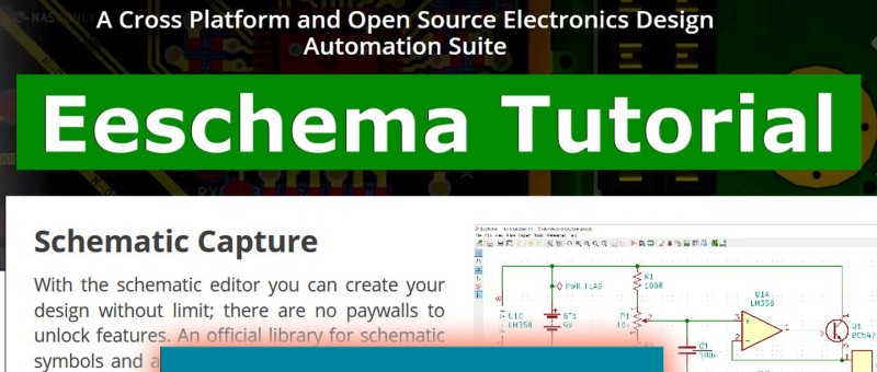 Aan de slag met KiCad EDA - Eeschema Schematic Capture