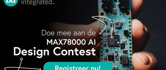 Doe mee aan de max78000 AI ontwerpwedstrijd