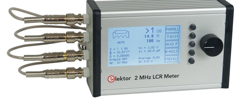 Elektor’s 2 MHz LCR-Meter is nu verkrijgbaar