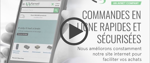 Farnell : commandes en ligne rapides et sécurisées