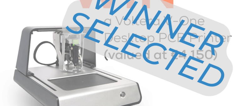  Voltera PCB Printer Verloting: En de winnaar is...