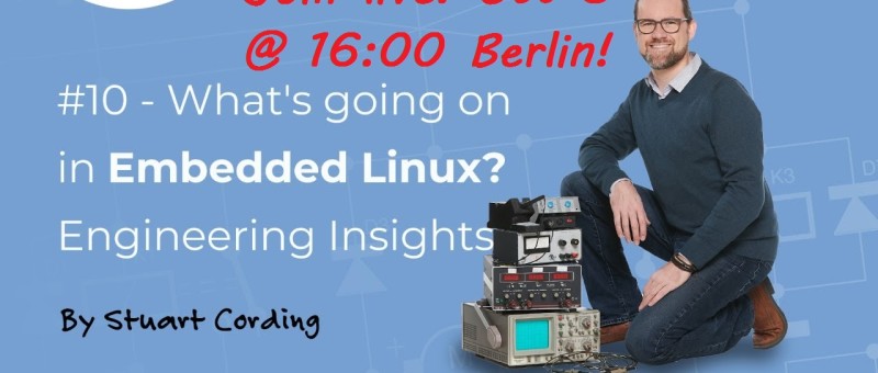 What's Going on in Embedded Linux? Watch the EEI Livestream on October 5