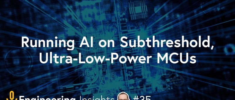 AI gebruiken op subthreshold, ultrazuinige microcontrollers