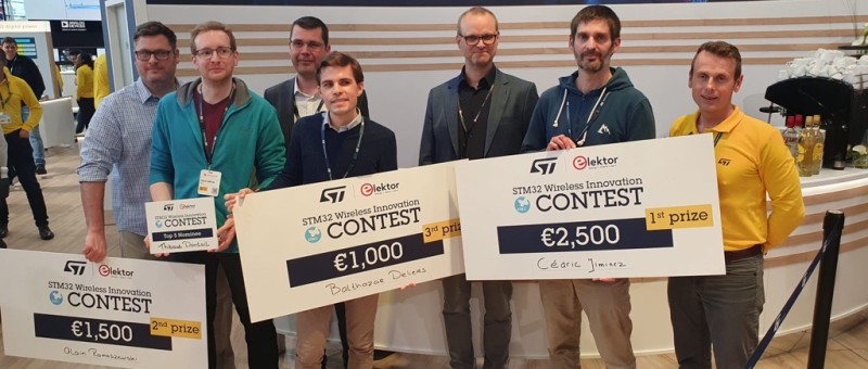 Dit zijn de winnaars van de STM32 Wireless Innovation Design Contest