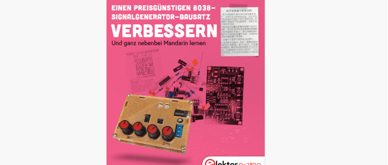 Verbesserter 8038-Signalgenerator-Bausatz: Reverse Project #04 (Kostenloses Elektor-Projekt)