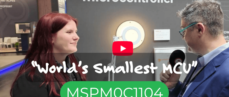 De Texas Instruments MSPM0C1104: "De kleinste MCU ter wereld" (Video)