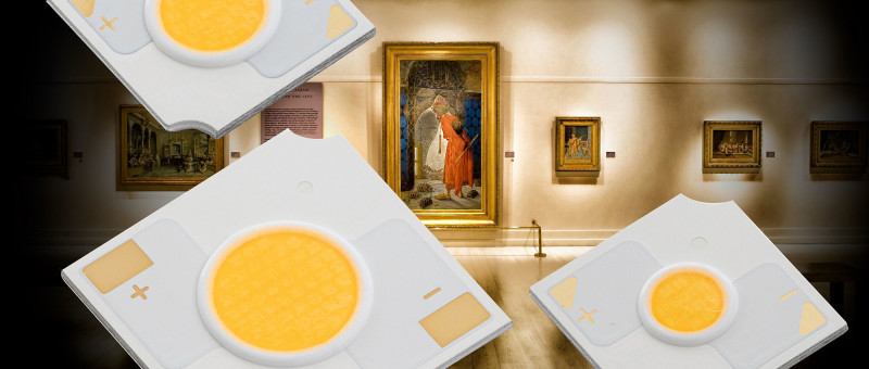 COB LED specifiek voor museale verlichting