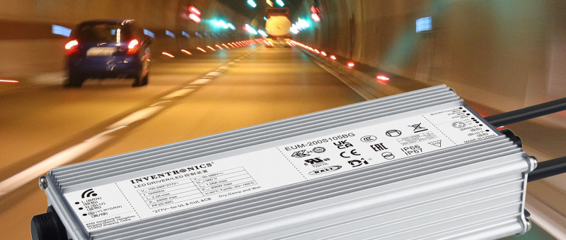 Programeerbare LED-drivers straat- en tunnelverlichting