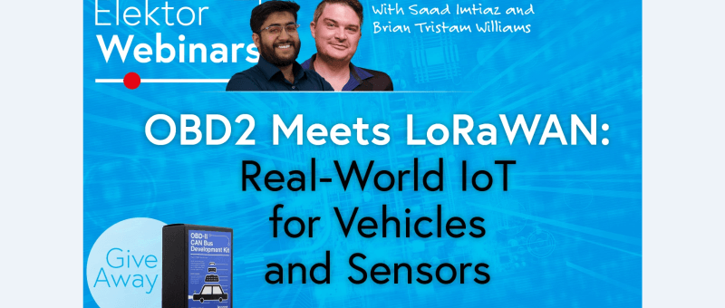 OBD2 ontmoet LoRaWAN – een IoT‑oplossing voor voertuigen