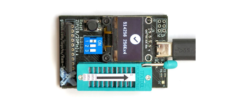 Zelfbouw Ram-Tester biedt open-source oplossing voor retrocomputer-RAM
