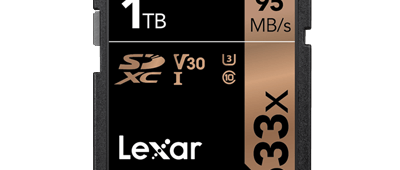 Record: SD-kaart van 1TB van Lexar