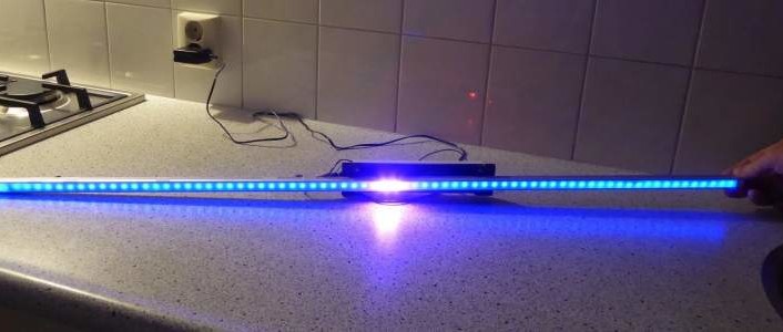 Bouw een "ball and beam" met LEDs