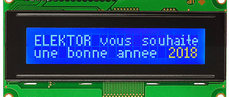 2018 : une nouvelle année d'électronique 