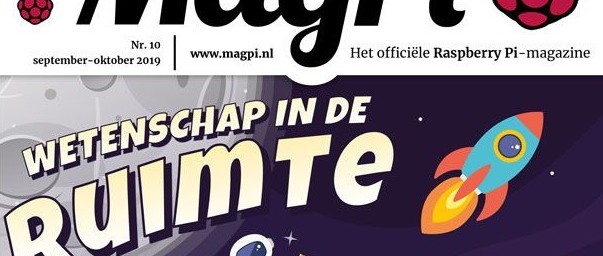 MagPi 10 gaat naar de ruimte 