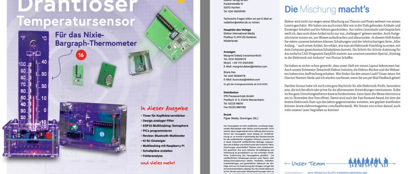 Elektor September/Oktober 2020 ist jetzt verfügbar
