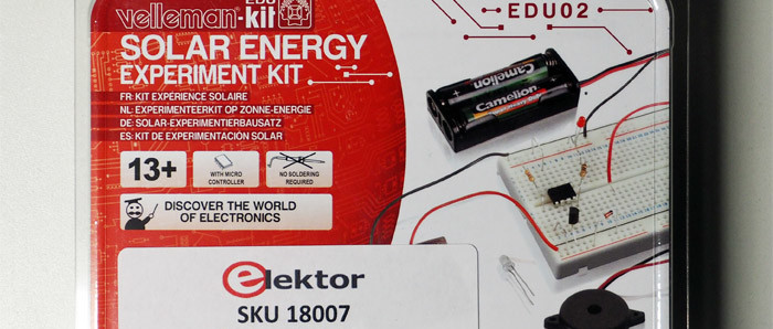 Solar Energy Experiment Kit van Velleman