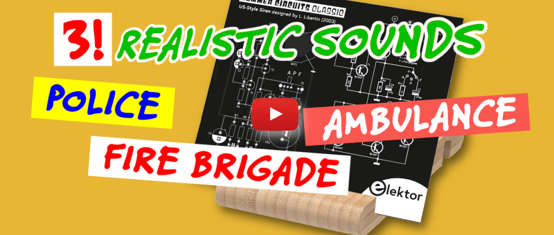 Assembleren van de Amerikaanse sirenekit van Elektor