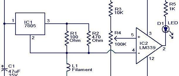 Simple Air flow detector circuit