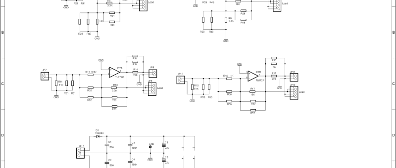 OpAmp- en Weerstandtestprint voor Audio-evaluatie