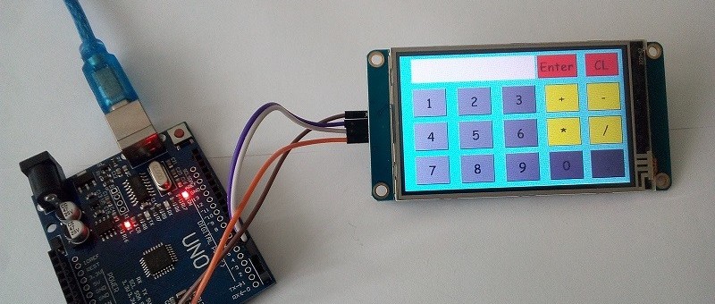RPN Calculator with Arduino and Nextion Display