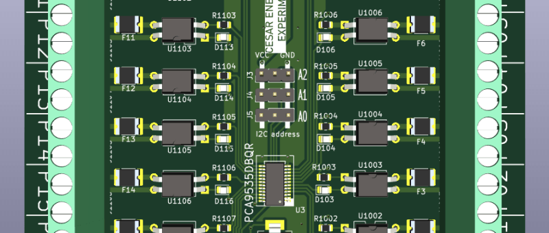 I2C Universal MosFET 2A  fused AC/DC OptoCoupler board for ESP32 / Arduino 