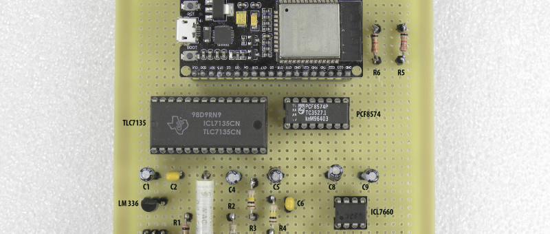 ESP32 Digital Voltmeter