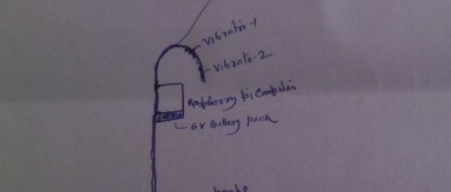 Raspberry Pi sonar distance measuring Robot - a walking aid [150401]