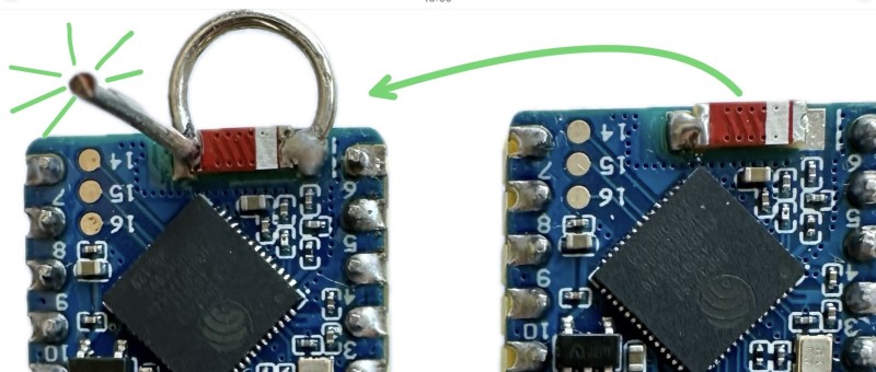 ESP32-S3-ZERO ANTENNA MOD